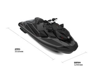 Гидроцикл Sea-Doo RXP-XRS Audio & VIP Gauge Eclipse Black 2022