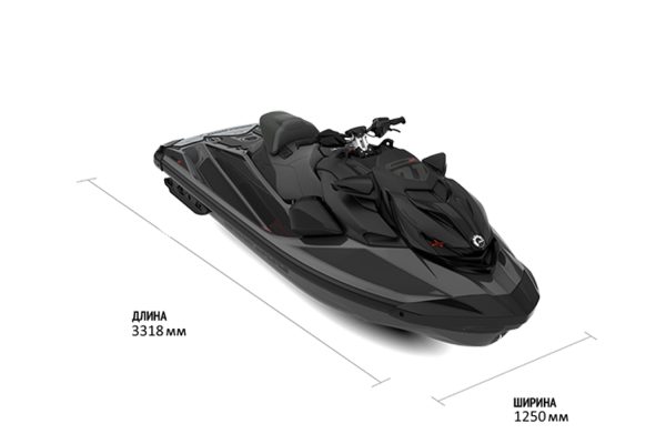 Гидроцикл Sea-Doo RXP-XRS Audio & VIP Gauge Eclipse Black 2022