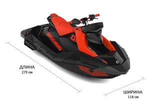 Гидроцикл Sea-Doo SPARK 2UP 90 iBR Trixx Can-Am Red 2022